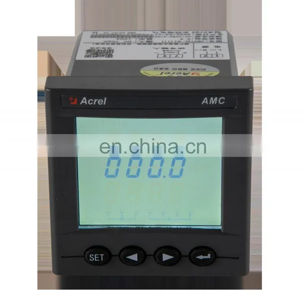 Acrel AMC72L-AV3/M Three Phase LCD Display Volmeter Power Meter With Analog Output AC100V,220V Input photo-3
