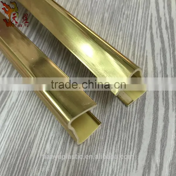 Photo Frame Decorative Pvc Golden Shiny Strip/strip of Pvc Frame photo-2
