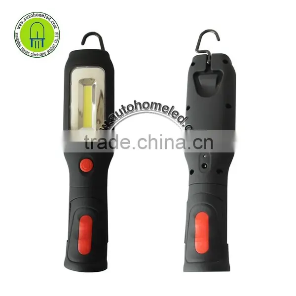 3W LED COB Rechargeable Work Light Inspection Lamp Hand Torch Flexible Magnetic photo-4