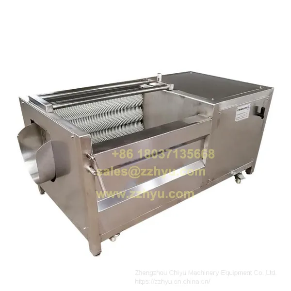 High Efficient Cassava Peeling Washing Machine Ginger Washing Peeling Machine Yam Peeling Washing Machine photo-3