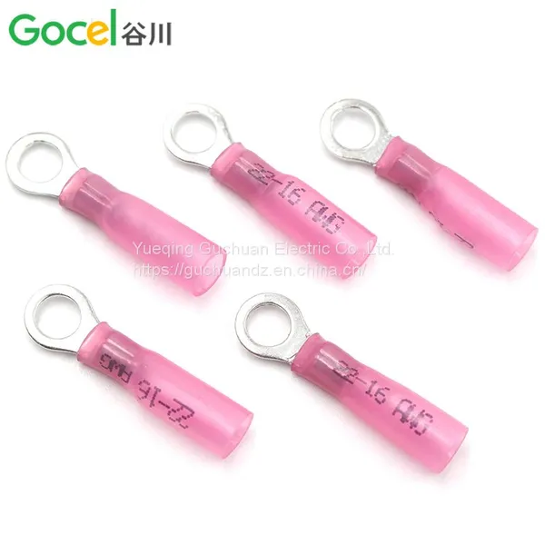 Waterproof Heat-shrinkable Round Terminal HSRV1.25-5 for 22-18 Line photo-2