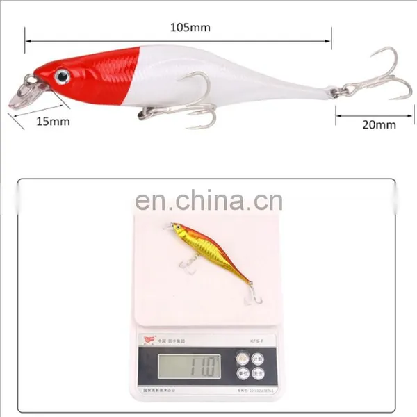 Umpan Pancing Model Ikan Siamese Imitasi 10g/10.cm Luminous Untuk Memancing Air Tawar photo-5