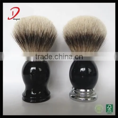 Top Quality Resin and Metal Shaving Brush,silvertip Badger Hair Shaving Brush