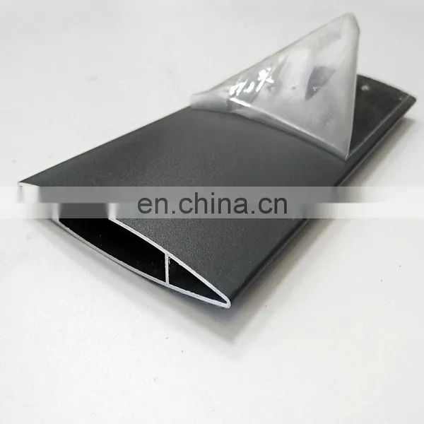 New Technology!Matt Electrophoresis Surface Finish Reduce Light Pollution Building Material Aluminium Profile