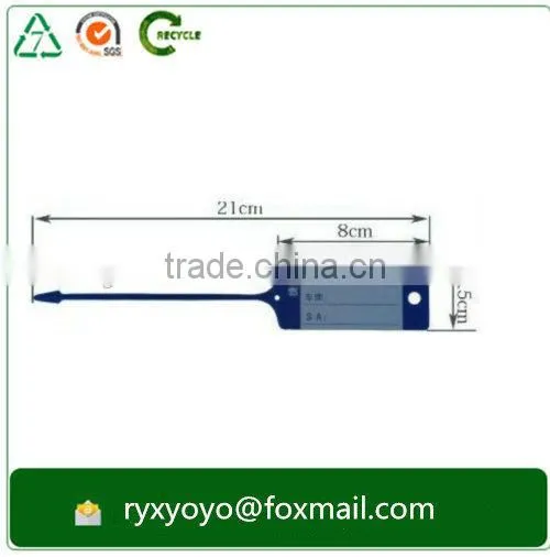 Self-locking Printed pp Plastic Car Key Tag for 4S Workshop photo-5