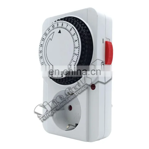 TG-22A Tipo Alemão Timer Mecânico Diário de 24 Horas, Tomada com Interruptor Timer Programável TG22 Egito photo-1