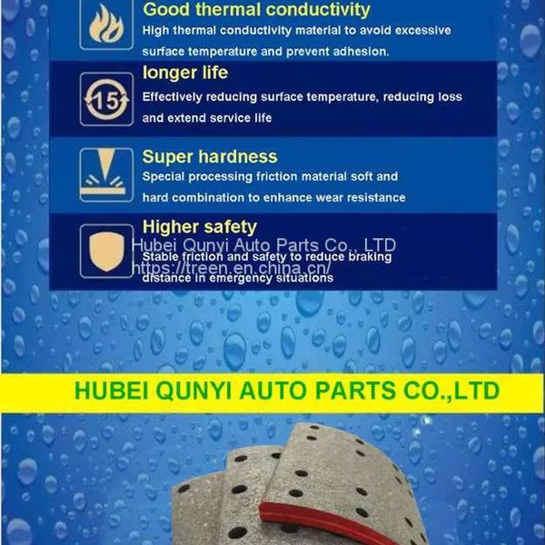 Auto Brake Parts Heavy Truck Non Asbestos Brake Lining for 19782/19245 photo-4