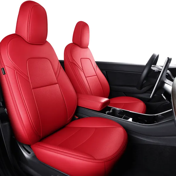 Tesla Model 3 Model Y 360 Degree Full Covered High Quality Leather Cushion Seat Covers photo-5