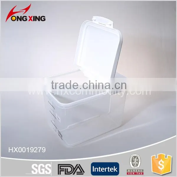 Transparent 15L Plastic Dry Food Container With Compartment photo-4