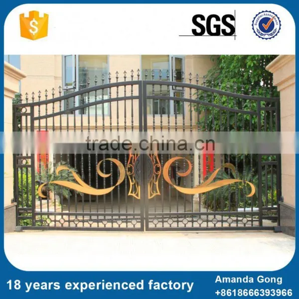 Lower Cost Cheap Wrought Iron Gate With Spear Points Point photo-6