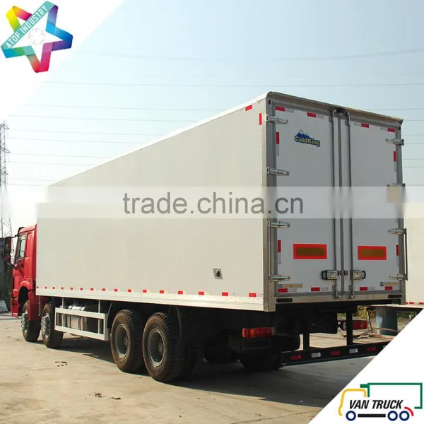 9.6m Reefer Truck Body Sino-truck Howo 336Hp Heavy Duty Chassis Refrigerated Truck Quality Choice photo-3