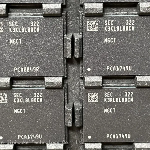 K3KL8L80CM-MGCT, Brand New and Original, Samsung, 315FBGA, LPDDR5X, 7500Mbps, 4GB.