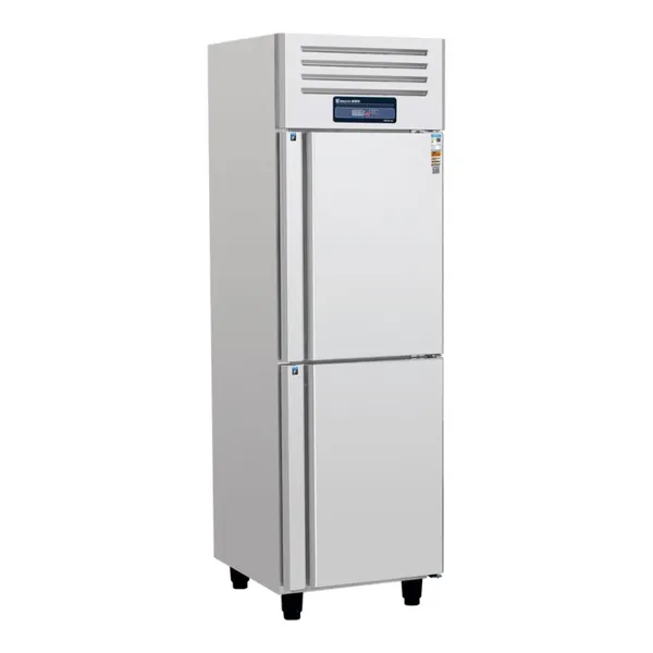 Industrial Glass Door Chiller European Style Upright Double Small Door Chiller or Freezer