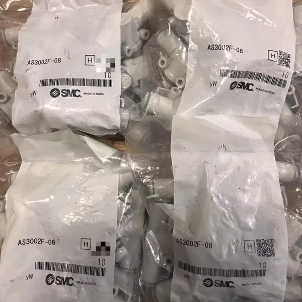 100% Original SMC Speed Controller AS3002F-09/10/10A Flow Limiting Valve, Regulating Valve, Throttle Valve photo-3