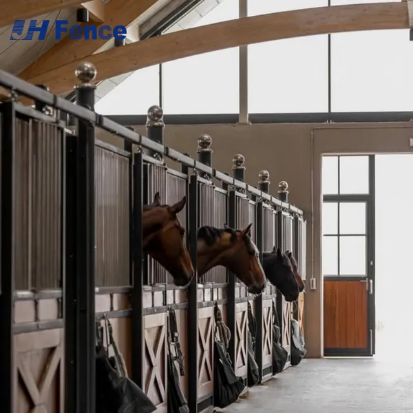 Horse Stall Stable Galvanize Farm Riding Horse Shelter Horse Stable Stall Whit Roof photo-5