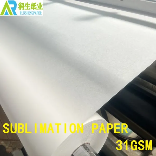 Wholesale Jumbo Roll Sublimation Paper 31GSM 1.62m Heat Transfer Paper for Textile Printing