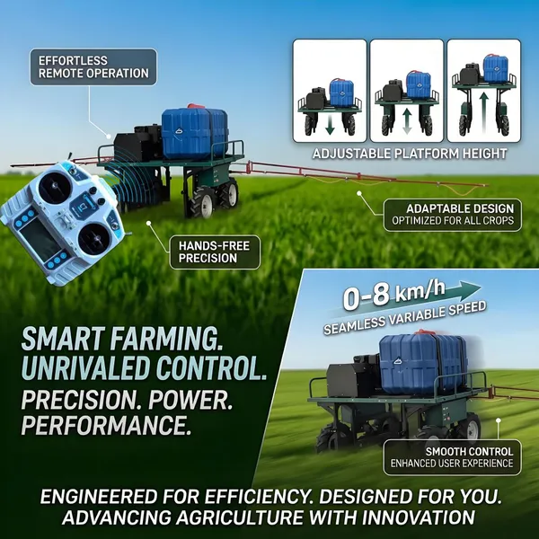 Vigorun SPRY600 Remote Control Power Sprayer, 200M Range, Loncin 622CC, for Coffee Plantations photo-2
