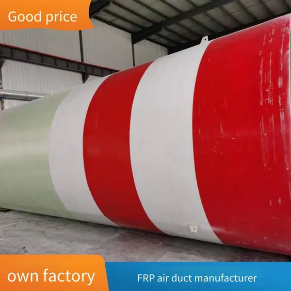 Exhaust Gas Deodorization Exhaust Duct, Frp Outdoor Chimney, Fiberglass Cable Duct, Pultruded and Wound Pipe photo-4
