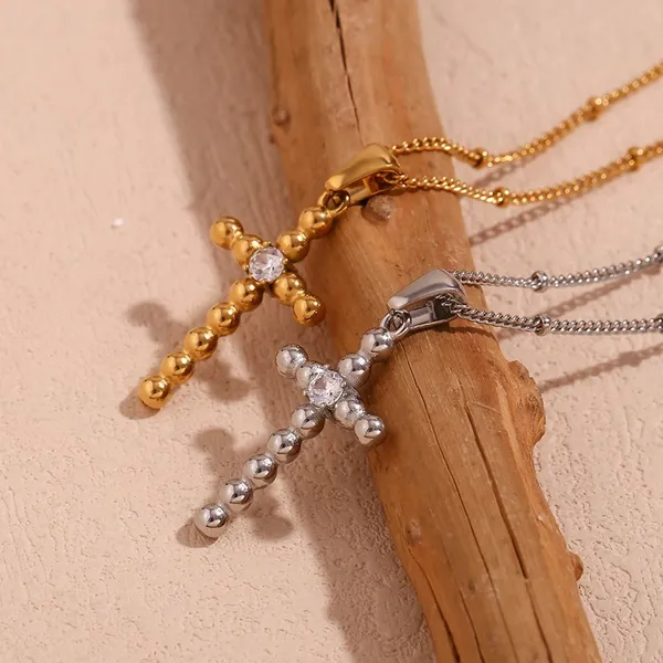 316L Stainless Steel Anti-Tarnish Necklace With 18K Vacuum PVD Plated Finish for OEM Custom Pendant photo-2