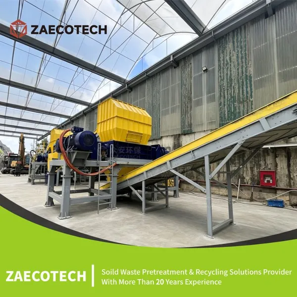 Two-Shaft Pre-Shredder Manufacturing for Industrial Waste Recycling Solutions