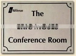 We Can Produce Nameplates & Plaques
