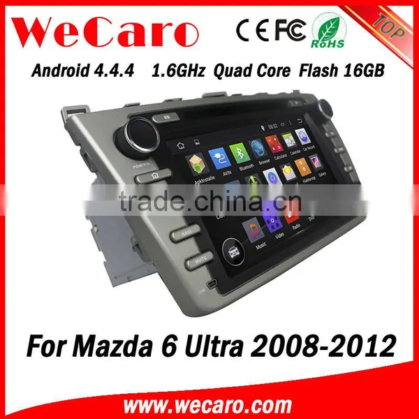 Wecaro in Dash 2 Din Touch Screen Android 4.4.4 Car Dvd Gps Navigation Radio Gps Car Media Player for Mazda 6 2008 -2012 photo-6