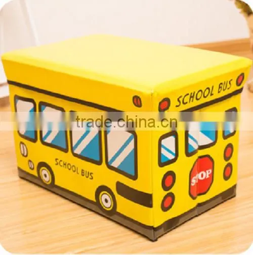 High Quality For Kids To Sit School Bus Leather Storage Box Trade Assurance Supplier photo-4