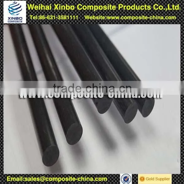 Carbon Fiber Black Soild Rod photo-2