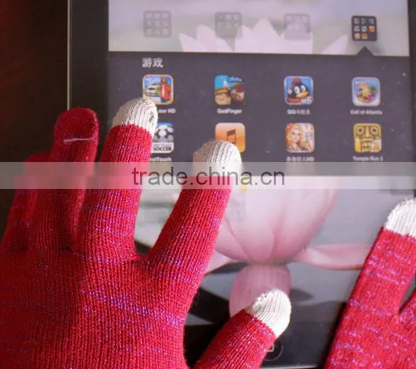 Smartphone Gloves/ Touch Screen Gloves/ Knitted Bluetooth Gloves photo-4