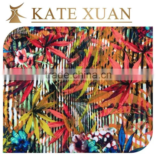 Reactive Dyeing Custom Rayon Spun Fabric Rolls