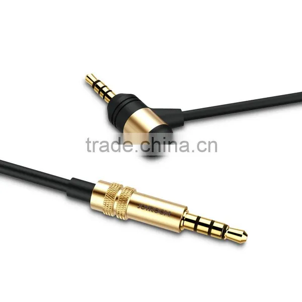 Joyroom S601 3.5mm Aux Car Hands-free Audio Cable For Home Theater DVD IPhone Headphone 100cm Double Plug Stereo Audio Cable Wic photo-3