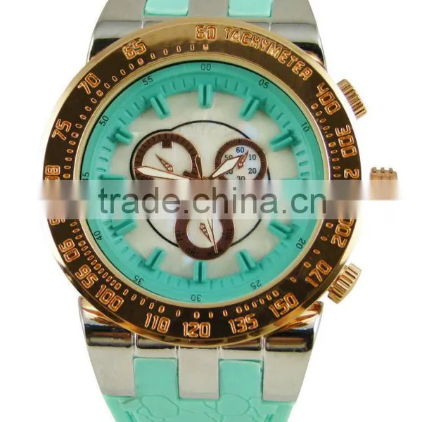 Guang Zhou YB Current Watch Silicone Band Alloy Case Wholesale Watches photo-2
