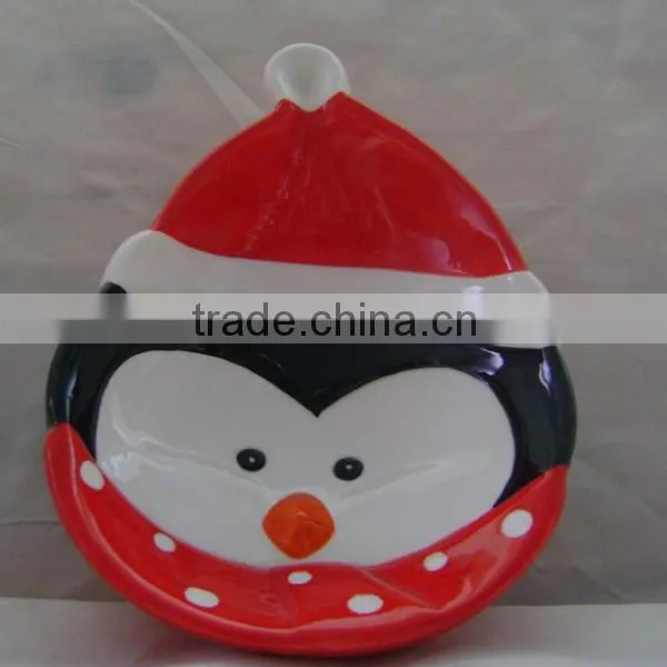 Ceramic Christmas Plates/dish With Printing photo-2