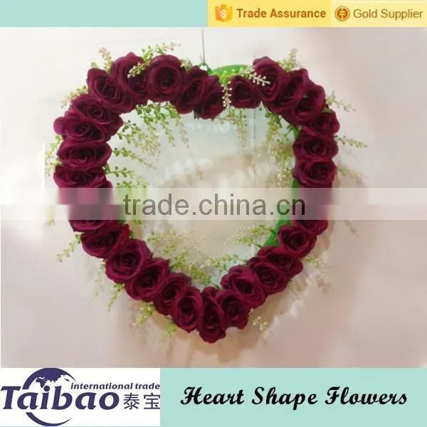 Factory Direct Wholesale Heart Shape Decorative Flower Balls
