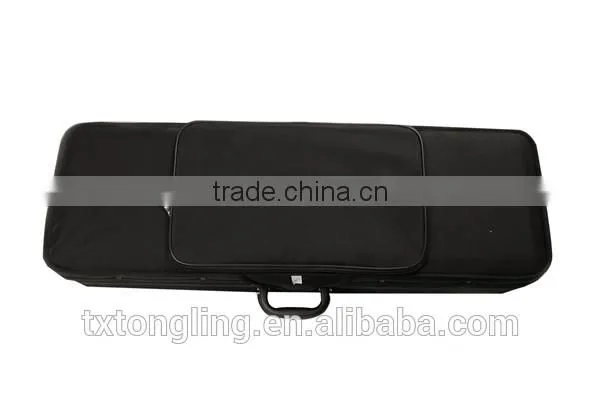 Canvas Hard Violin Case Hand-held Light Violin Case Rectangle Foamed Violin Case photo-3