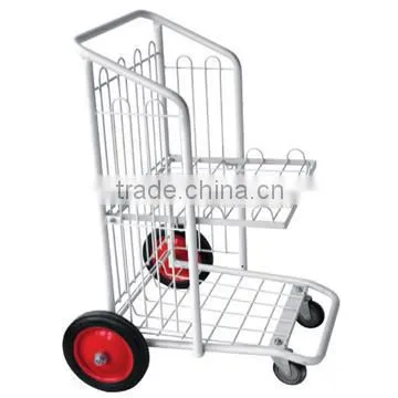China Manufacturer Heavy Duty Metal Warehouse Trolley photo-2