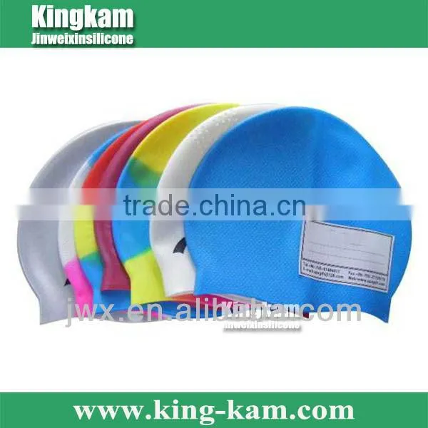 eco-friendly silicone swim cap in swimming caps