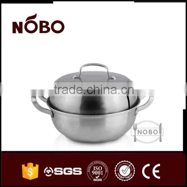 Multifunctional Stainless Steel Couscous Stock Pot With Steamer