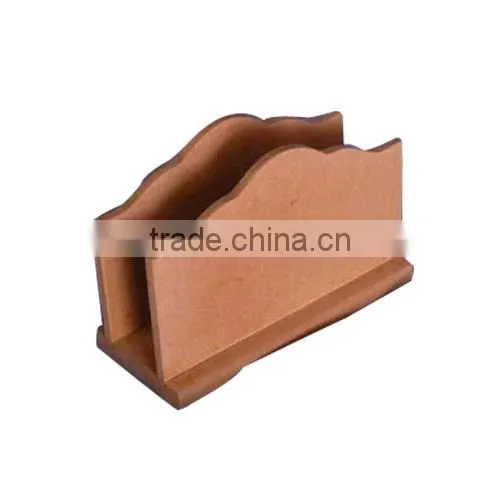 Unfinished Wood Restaurant Napkin Holder
