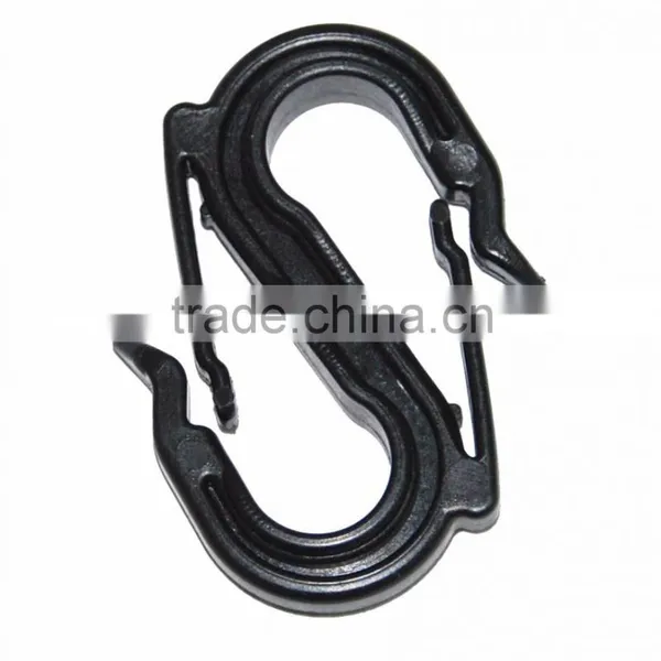 Plastic Double S HOOK Shade Net Bird Net Anti Hail Net Cherry Cover S Clip