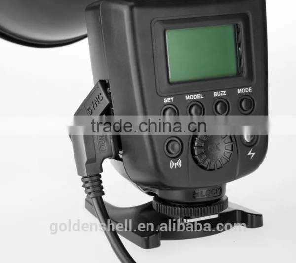 JINBEI CALER Hot Shoe Mount Flash MF-200 Speedlite for Canon LCD Display photo-4