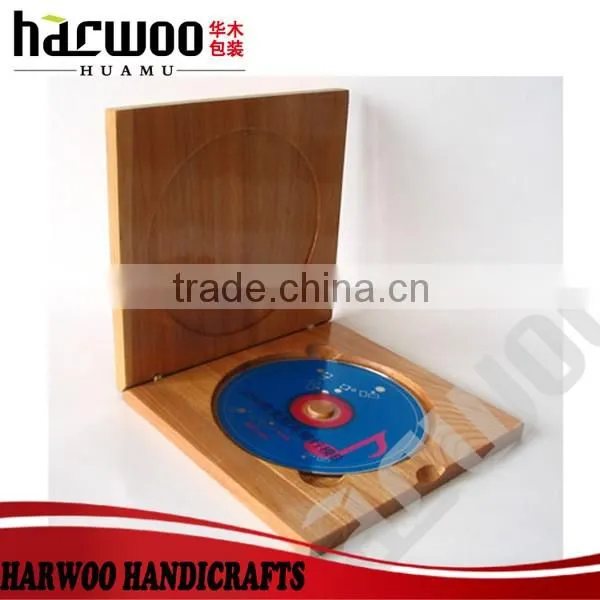 Newest Wooden Lacquer Square cd Box photo-2