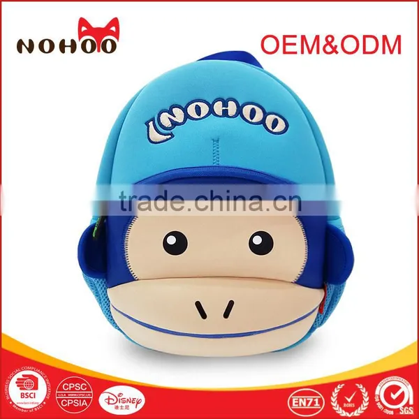 Cheap Child Monkey Shaped Cartoon Gift School Backpack Bag Kids Zoo Animal Backpack Waterproof photo-3