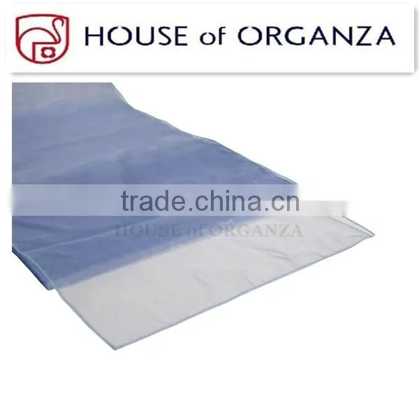 Wedding Decor Supplies Banquet Organza Table Cover Overlay Runners for Wedding Party Table Decoration