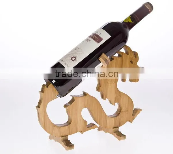 Wholesale Wooden Single Bottle Wine Rack photo-2