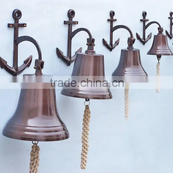 Nautical Anchor Brass Ship's Bell / Designer Ship Bells NBB 008 photo-4