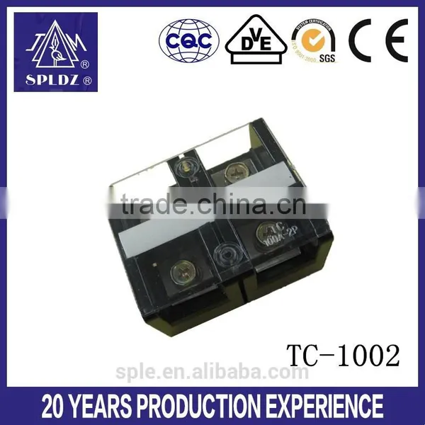 600V/100A 2 pin power terminal block TC-1002