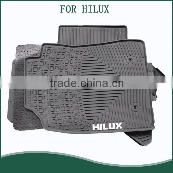 Easy Clean Anti Slip Hot Sale Car Floor Mats For TOYOTA Hilux photo-2
