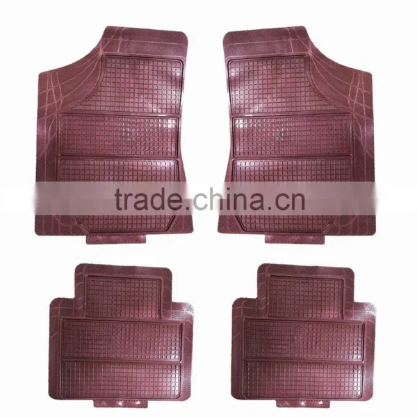 4-piece All Weather High Elasticity Trimmable Heavy Duty PVC Car Mat photo-3