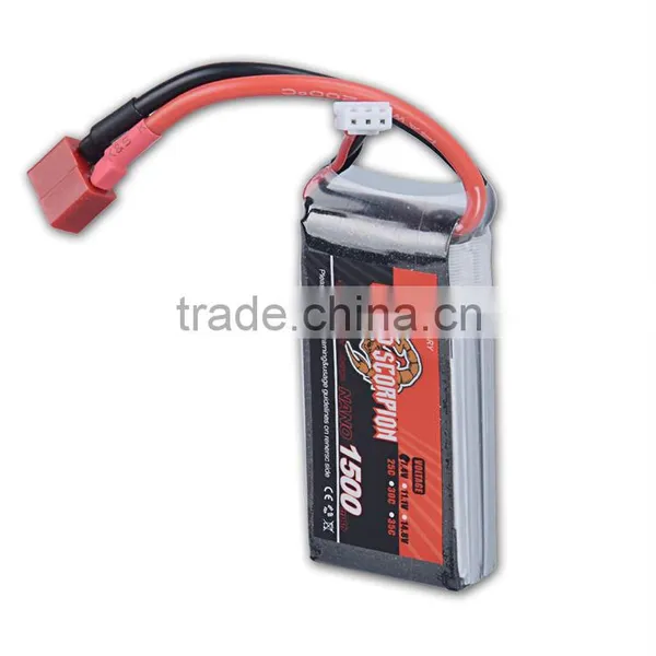 High Rate C 1500mah Ultra Thin Lipo Battery 7.4v 50c Lipo for rc Drift Car Lipo Battery Pack Supplier's Choice photo-5